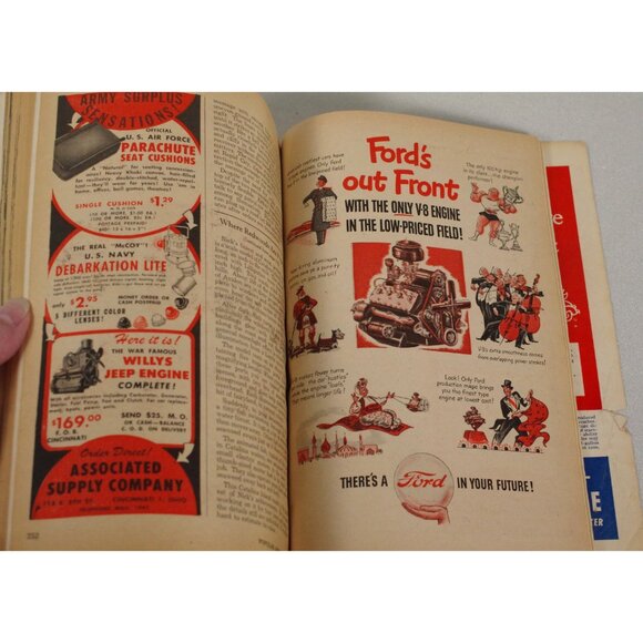 Popular Mechanics October 1946 Nuclear Power Atomic Age Vintage Advertising, - Picture 6 of 10